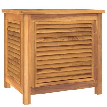 Baúl de madera de teca marrón L 120 cm