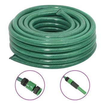 Manguera De Jardín Pvc Verde 33 Mm 10 M Vidaxl con Ofertas en