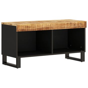 Mueble De Tv Madera Maciza De Mango 85x33x43,5 Cm Vidaxl