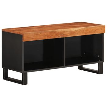 Mueble De Tv Madera Maciza De Acacia 85x33x43,5 Cm Vidaxl