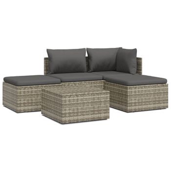 Cojines Nel Para Sofá O Sillones De Jardín En Ratán, R2 60x60 Gris con  Ofertas en Carrefour