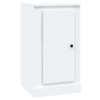 Aparador De Madera Contrachapada Blanco 37,5x35,5x67,5 Cm Vidaxl