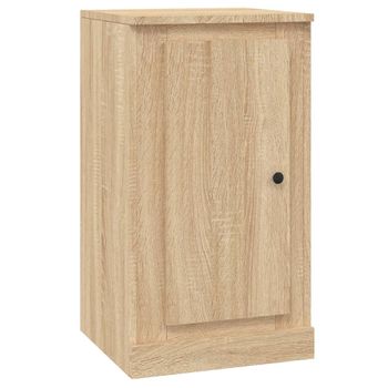 Aparador De Madera Contrachapada Roble Sonoma 37,5x35,5x67,5 Cm Vidaxl