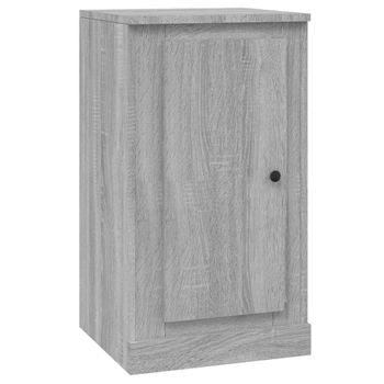 Aparador De Madera Contrachapada Gris Sonoma 37,5x35,5x67,5 Cm Vidaxl