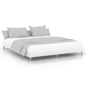 Cama De Matrimonio Life Con Cajones 135/140x190/200 Cm - Blanco Mate con  Ofertas en Carrefour