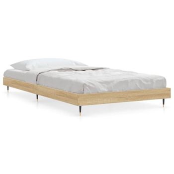 vidaXL Estructura de cama roble Sonoma 150x200 cm