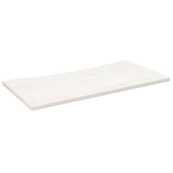 Tablero De Mesa Madera Maciza Roble Borde Natural 80x40x2 Cm Vidaxl con  Ofertas en Carrefour