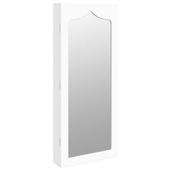 Espejo Con Joyero De Pared Blanco 37,5x10x67 Cm Vidaxl con Ofertas en  Carrefour