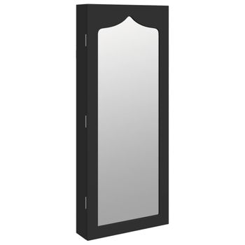 Espejo Con Joyero De Pared Negro 30x8,5x67 Cm Vidaxl con Ofertas en  Carrefour