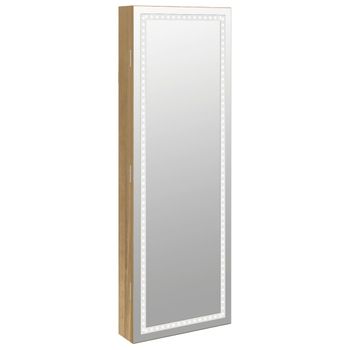 Espejo Con Joyero De Pared Blanco 30x8,5x90 Cm Vidaxl con Ofertas en  Carrefour