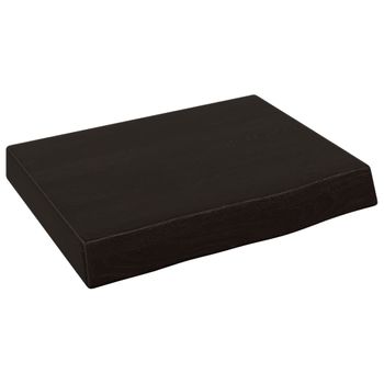 Tablero De Mesa Madera Maciza Borde Natural 200x40x(2-4) Cm Vidaxl con  Ofertas en Carrefour