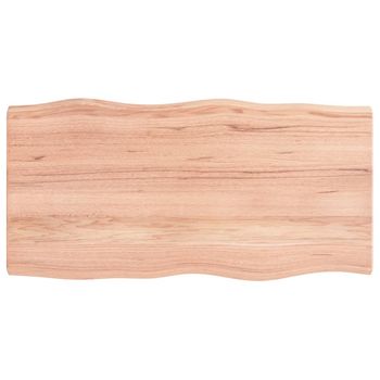 Tablero De Mesa Rectangular Madera Maciza Roble 44 Mm 100x60 Cm Vidaxl con  Ofertas en Carrefour