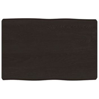 Tablero De Mesa Madera Maciza Borde Natural 60x40x(2-6) Cm Vidaxl con  Ofertas en Carrefour