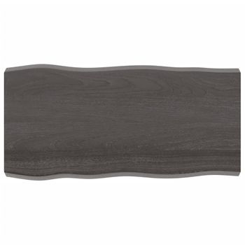 Tablero De Mesa Madera Maciza De Roble Sin Tratar 100x60x2 Cm Vidaxl con  Ofertas en Carrefour