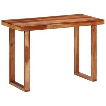 Mesa De Comedor Madera Maciza De Acacia 110x50x76 Cm Vidaxl