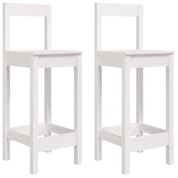 Taburete De Tocador Madera Contrachapada Blanco 70x35x45 Cm Vidaxl con  Ofertas en Carrefour