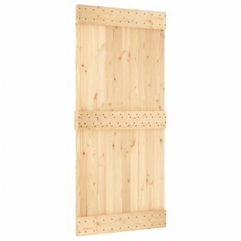 Puerta Narvik Madera Maciza Pino 95x210 Cm Vidaxl