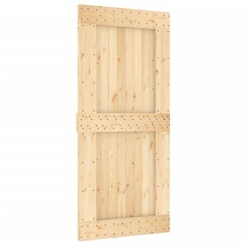 Puerta Narvik Madera Maciza Pino 95x210 Cm Vidaxl