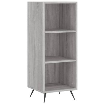 Estantería Madera De Ingeniería Gris Sonoma 34,5x32,5x90 Cm Vidaxl