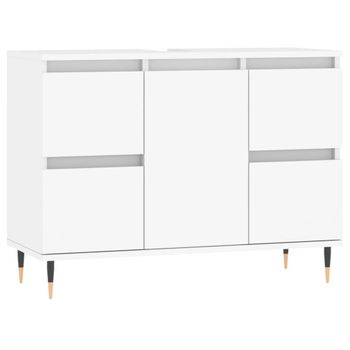 Mueble De Baño Suspendido Con Lavabo Cerámico, 2 Cajones Con Cierre  Amortiguado Y Organizador, 70 Cm - Moka Mate Tirador Cromo Brillo con  Ofertas en Carrefour