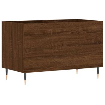 Baúl almacenaje madera contrachapada roble marrón 50x30x28 cm - referencia  Mqm-816503