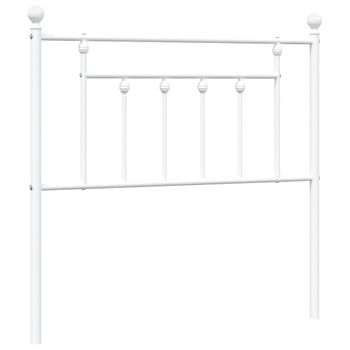 Cabecero De Metal Blanco 90 Cm Vidaxl