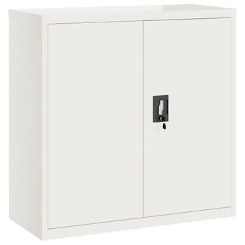 Armario Archivador De Acero Blanco 46x62x72,5 Cm con Ofertas en Carrefour