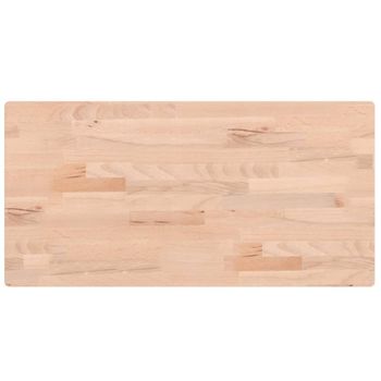 Tablero redondo de madera maciza de haya Ø80x4 cm