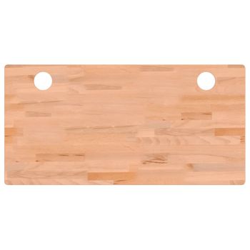 Tablero De Escritorio Madera Maciza De Haya 110x55x2,5 Cm Vidaxl