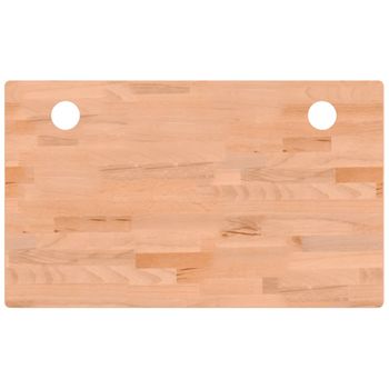 Tablero De Escritorio Madera Maciza De Haya 100x60x2,5 Cm Vidaxl