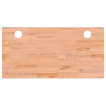 Tablero De Escritorio Madera Maciza De Haya 110x55x4 Cm Vidaxl