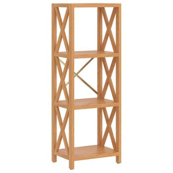 Estantería De Baño 4 Niveles Madera Teca Maciza 42x42x165 Cm Vidaxl con  Ofertas en Carrefour