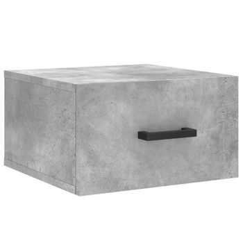 Estantes De Pared Con Cajón 2 Uds Mdf Gris 40x23,5x10 Cm Vidaxl con Ofertas  en Carrefour