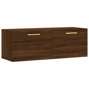 Estante Pared Madera Roble Tratada Marrón Claro 220x60x(2-6) Cm Vidaxl con  Ofertas en Carrefour