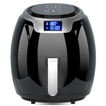 Freidora De Aire Xxl Sin Aceite Niceey - 8l - Compacta - 8 Programas - Airfryer  Digital Para 4 - 6 Porciones - 1800w - Pantalla Digital - Negro