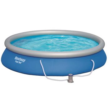 Conjunto De Piscina Fast Set 457x84 Cm Bestway