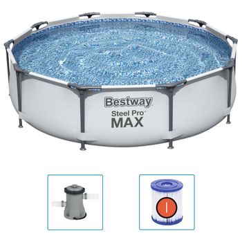 Set De Piscina Steel Pro Max 305x76 Cm Bestway