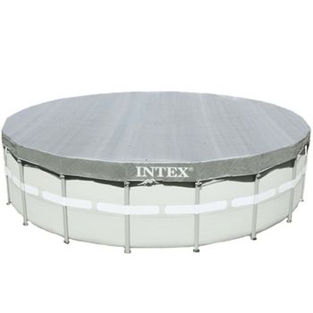 Cubierta De Piscina Deluxe Redonda 488 Cm Intex