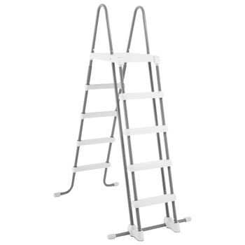 Escalera De Seguridad Para Piscina 5 Peldaños 132 Cm Intex