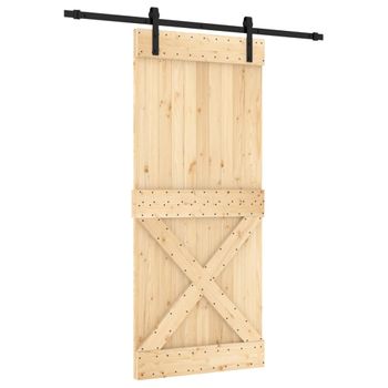 Primematik - Raíl Guía Para Puerta Corredera Con Cubierta De Madera Mdf De  Color Caoba De 2m Gk00200 con Ofertas en Carrefour