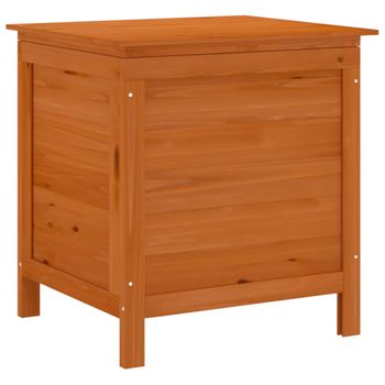 Arcón De Madera De Acacia Oscura 130 X 64 X 48 Cm Caja De Almacenaje  Superficie Aceitada Rústico Jardín Terraza Balcón Riviera - Madera Oscura  con Ofertas en Carrefour