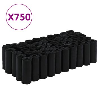 Bolsas Para Cacas De Perro 750 Uds Pe Negro 30x20 Cm Vidaxl