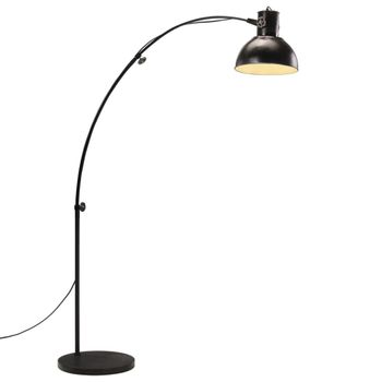 Lámpara De Pie Negra 25 W E27 150 Cm Vidaxl