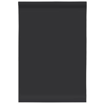 Pegatina De Mueble Autoadhesiva Pvc Negro Mate 90x500 Cm Vidaxl