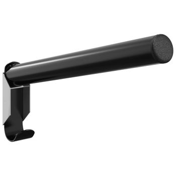 Soporte De Silla Montura De Pared Plegable Hierro Negro Vidaxl