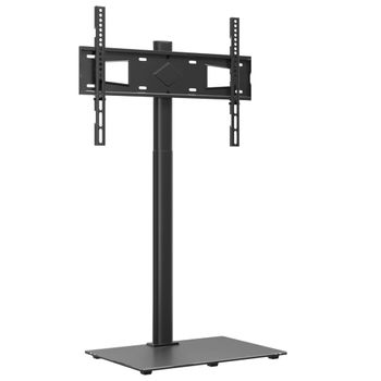 Mueble De Tv De Esquina 1 Nivel Para 32-65 Pulgadas Negro Vidaxl