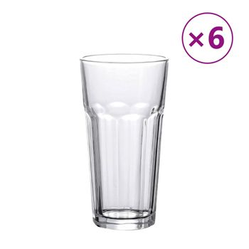 Vasos De Cerveza 6 Unidades 475 Ml Vidaxl