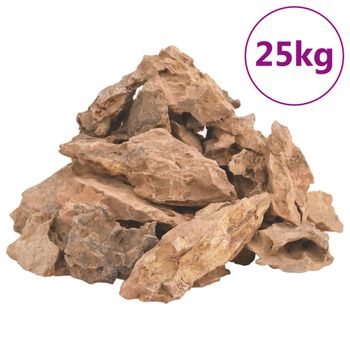 Piedras De Dragón Marrón 25 Kg 1-10 Cm Vidaxl