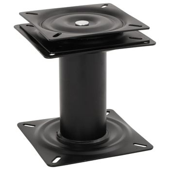 Pedestal De Asiento De Barco Con Asiento Giratorio 360° Acero Vidaxl