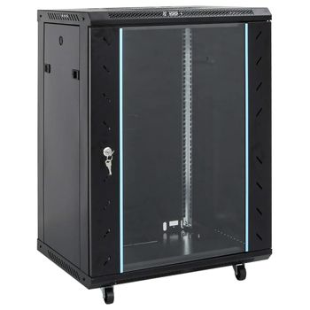 Rack De Servidores 15u 19" Ip20 Negro 53x40x80 Cm Vidaxl